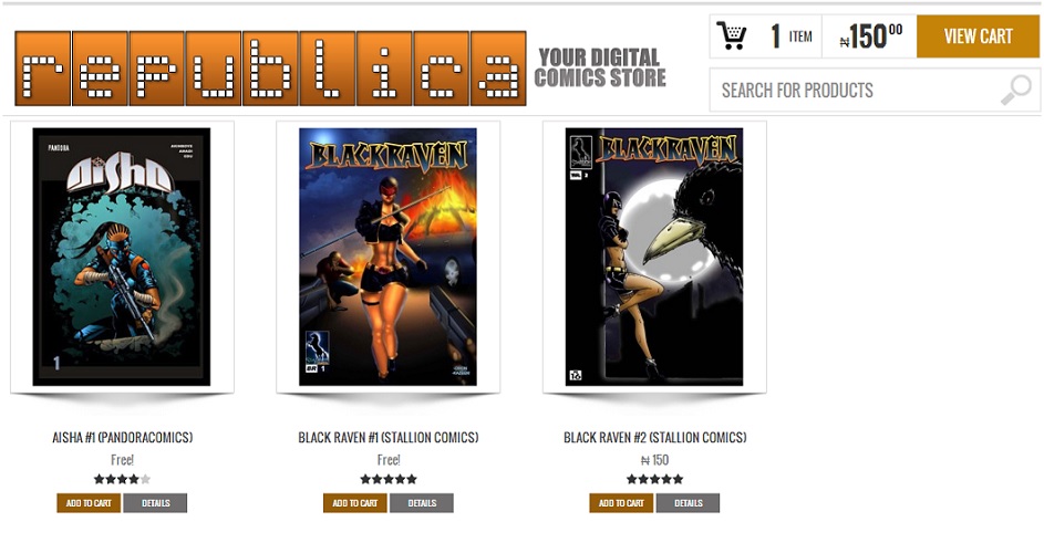 OneRepublica.com is an online store that delivers African Comics in digital format