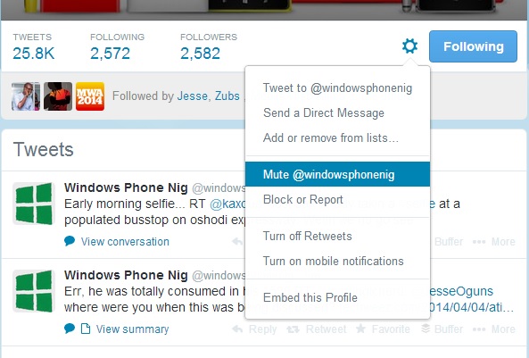 Mute feature finally comes to Twitter